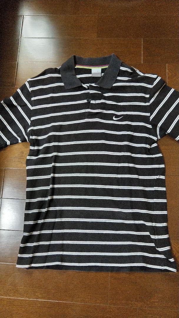 NIKE ストライプ ポロシャツ TALL L NIKE US ストライプ ポロ メンズ 半袖ポロシャツ US規格 海外