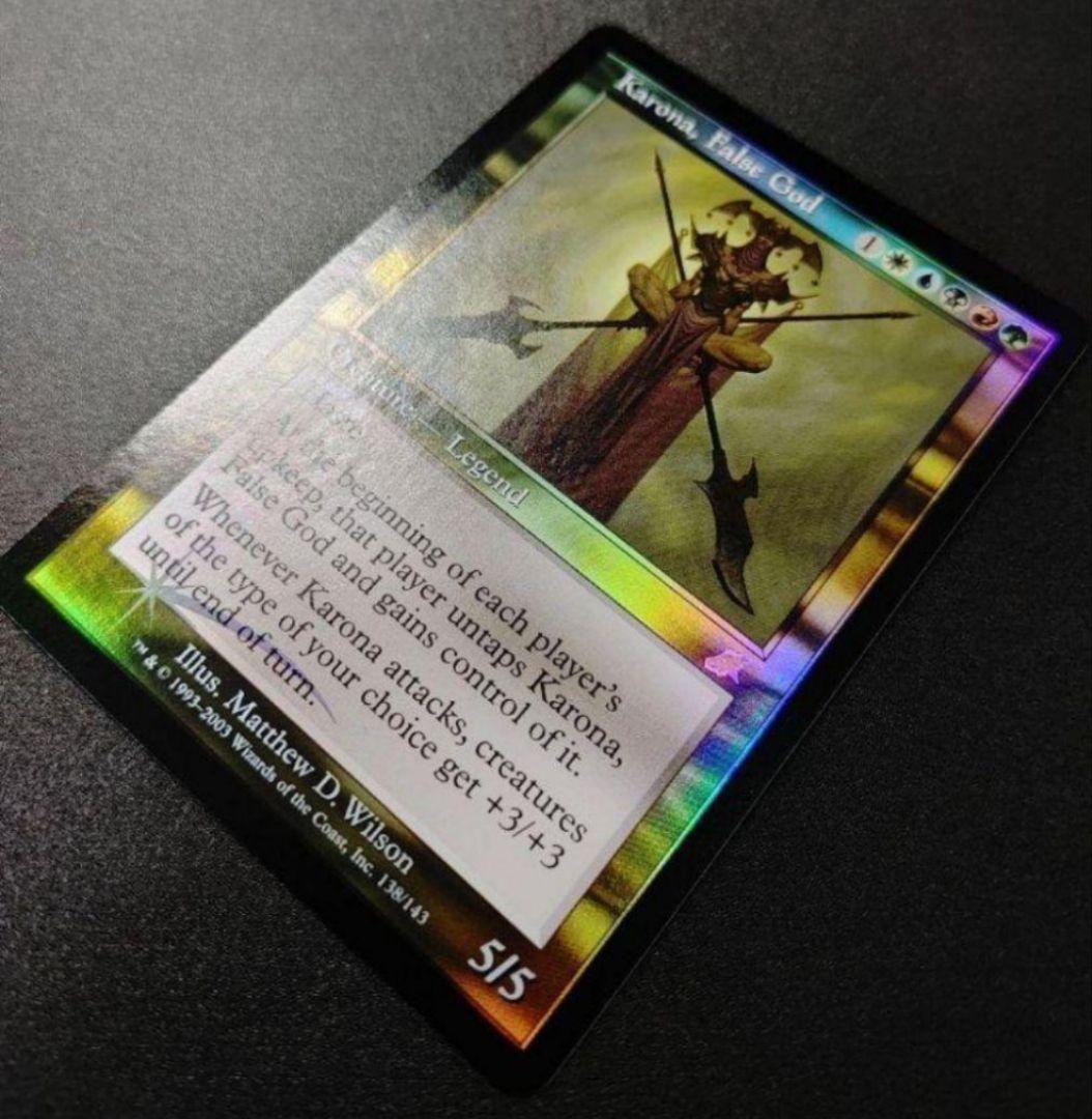 mtg 邪神カローナ 英語版 FOIL 1枚 - メルカリ