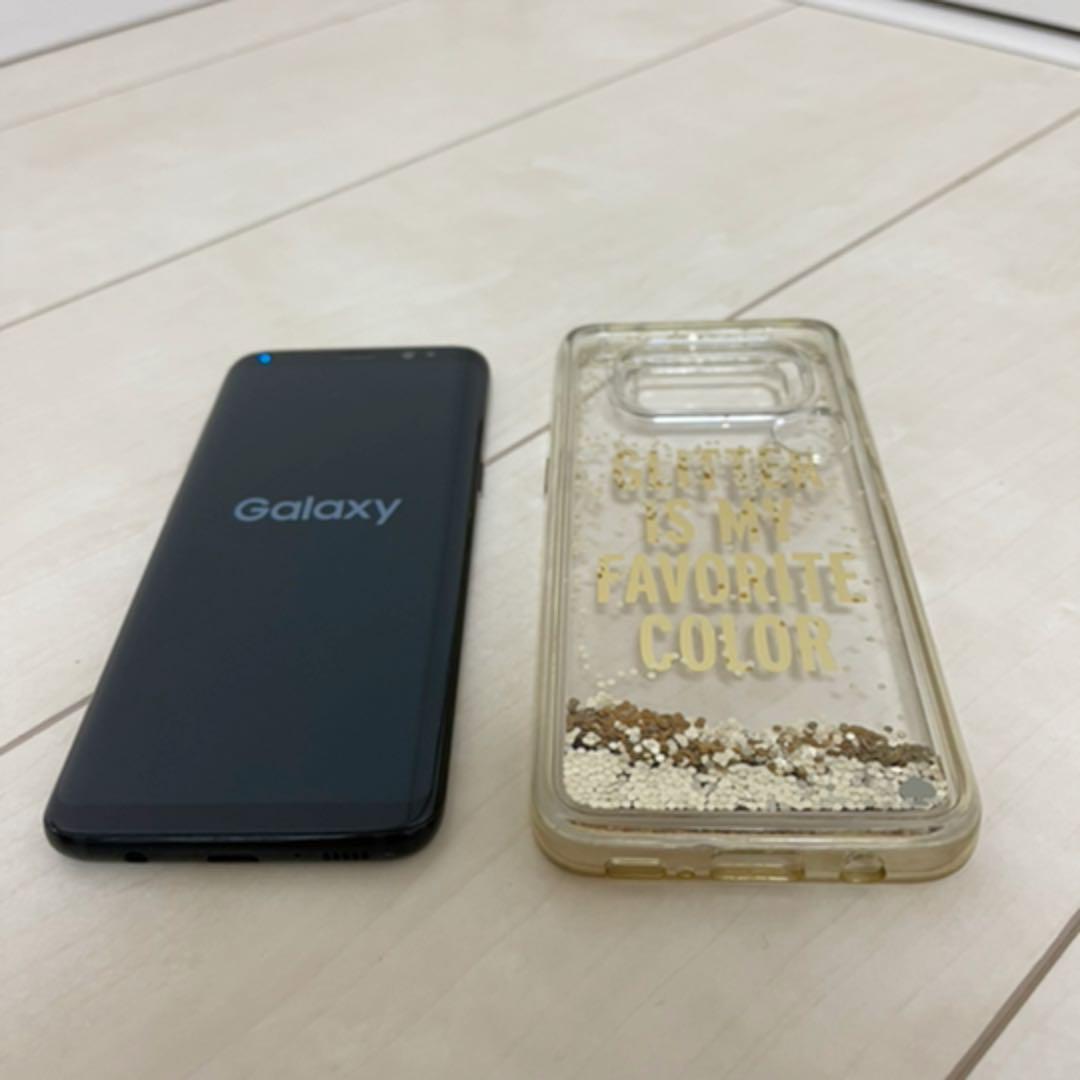 Galaxy S8 ブラック SIMロック解除済 本体のみ au SCV36