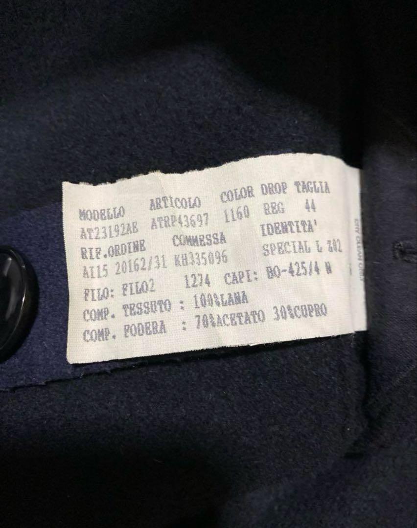 美品✨イタリア製　ラルディーニ　チェスターコート　ブラック　Sサイズ　44　黒