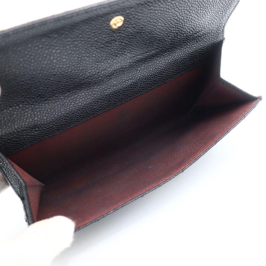 CHANEL キャビアスキン　マトラッセ　Wホック　長財布 楽天市場】【財布】CHANEL シャネル マトラッセ キャビアスキン