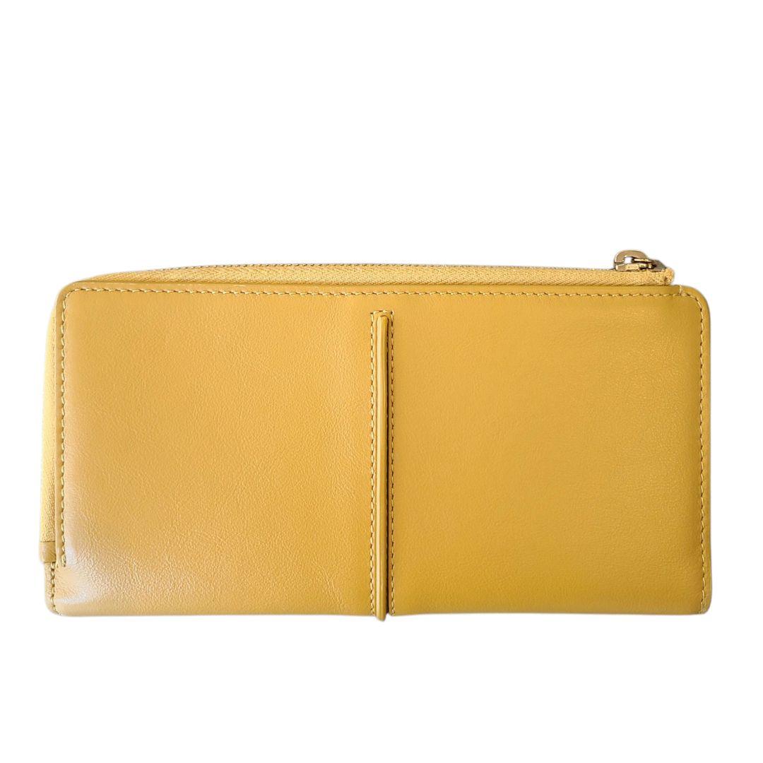 ✨新品未使用✨ TOD'S　トッズ　Tタイムレス　財布　長財布　マスタード