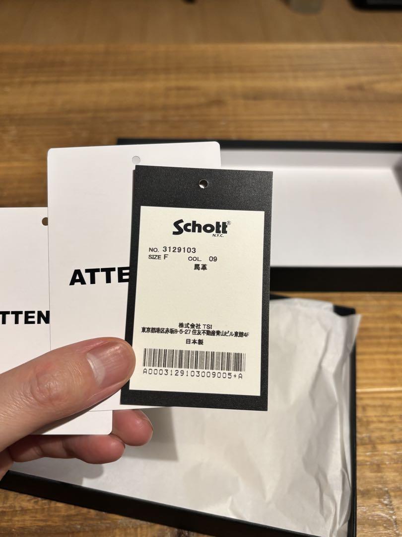 Schott ショット ワンスター ジップウォレット 長財布