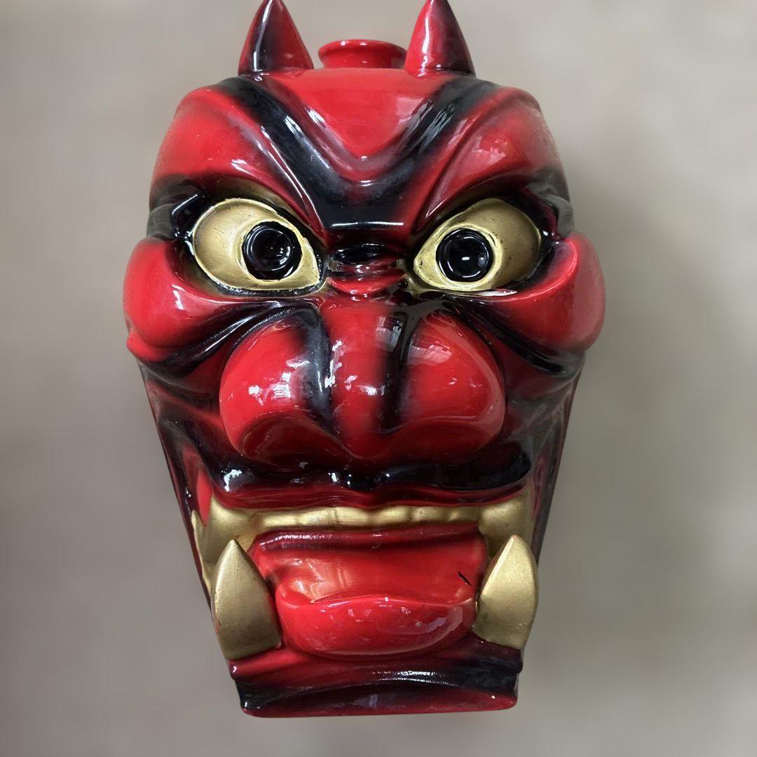 鬼の置物 工芸品 陶器 空き瓶