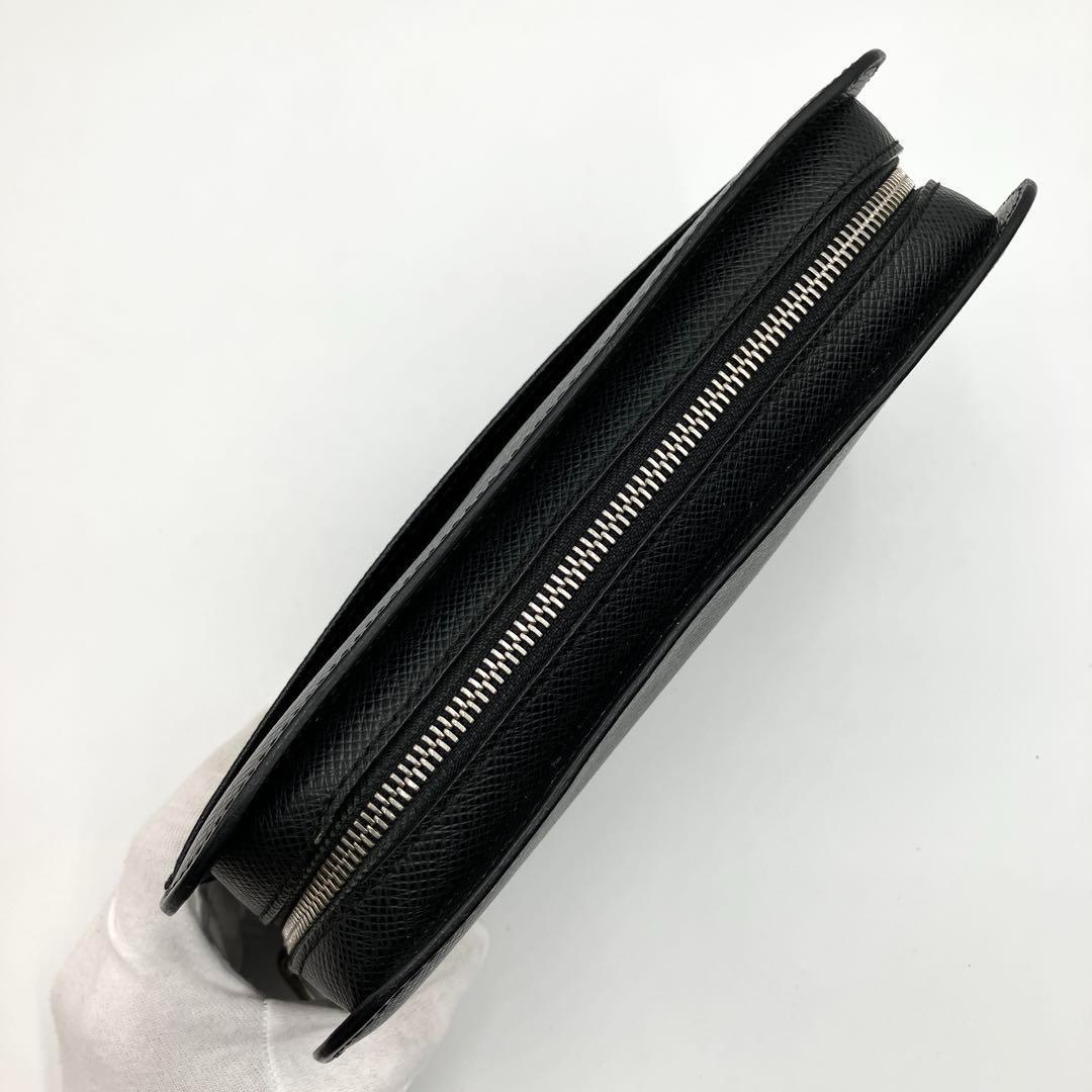 美品✨ルイヴィトン タイガ バイカル 黒 セカンドバッグ 正規品 メンズ 本革