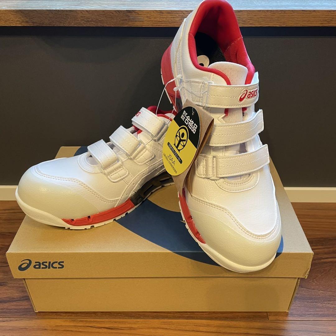 アシックス　安全靴　26cm 廃盤品 廃盤商品】asics アシックス安全靴 ワークシューズホワイト 26.5
