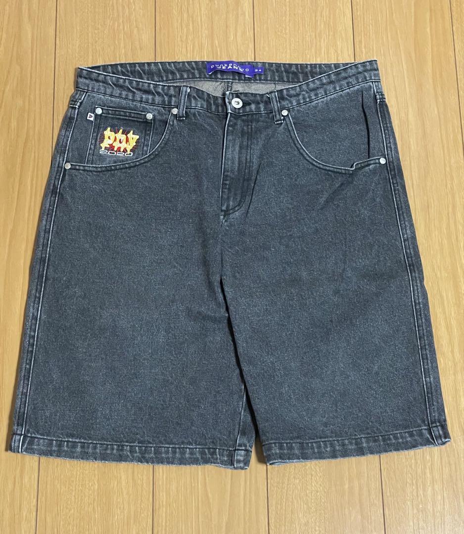 パンツ punkandyo Denim Shorts Black 34