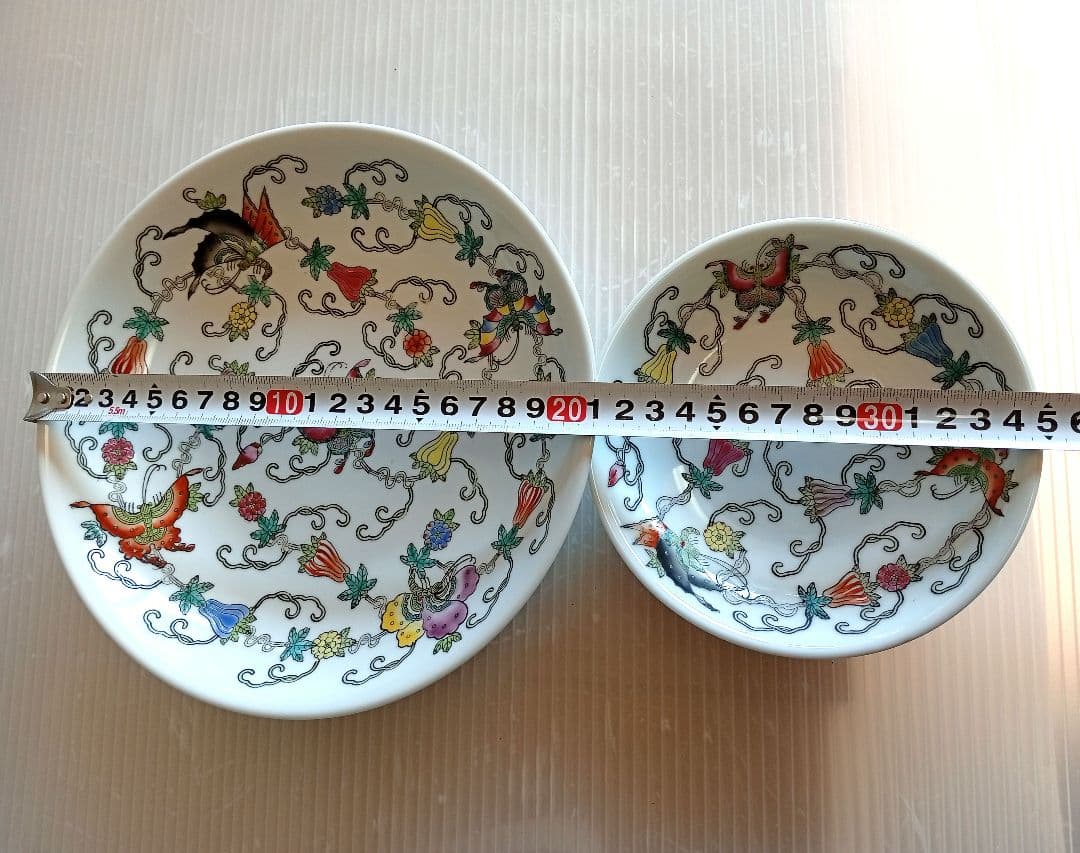 中国景徳鎮 8点 稀少 大皿 中皿 昭和レトロVINTAGE WWW_OPDRERGINERDOGAN_COM