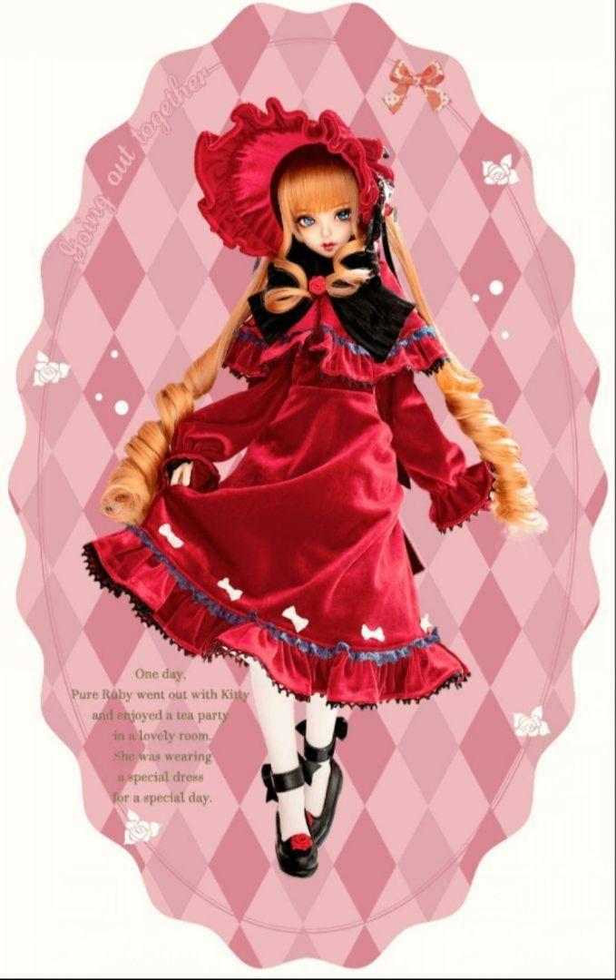 ローゼンメイデン　サンリオ　真紅×ハローキティ　コラボワンピースセット ローゼンメイデン サンリオ 真紅×ハローキティ コラボワンピース