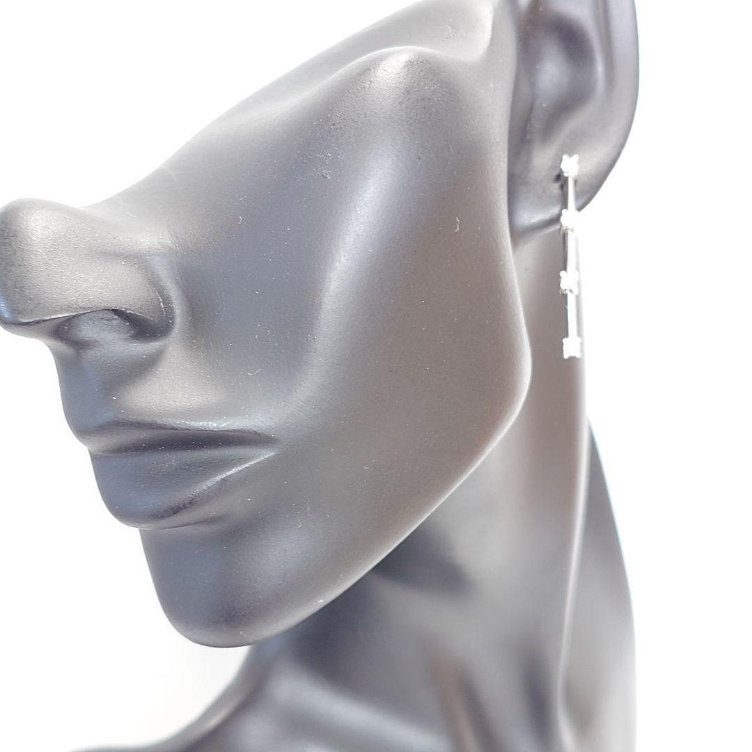 【美品】ダミアーニ K18WG ダイヤモンド ピアス 5820 美品】ダミアーニ K18WG ダイヤモンド ピアス 5820