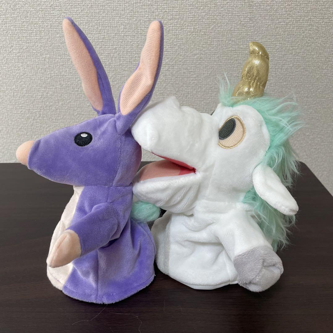 ◆セット売り◆新品◆正規品◆bluey ユニコース ボブ・ビルビー パペット