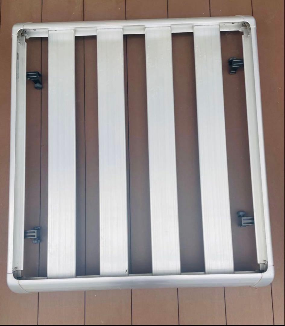 inno イノー アルミルーフラック IN569 カーゴネット付やや傷や汚れあり BRIGHTFACE_UK