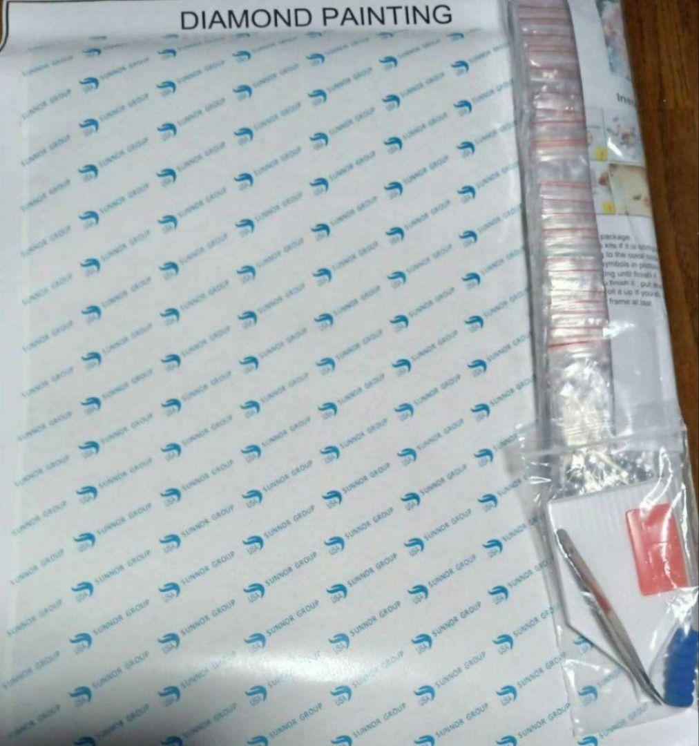 allクリスタルビーズダイヤモンドアートキット No1469 スクエア allクリスタルビーズダイヤモンドアートキット No1469 スクエア