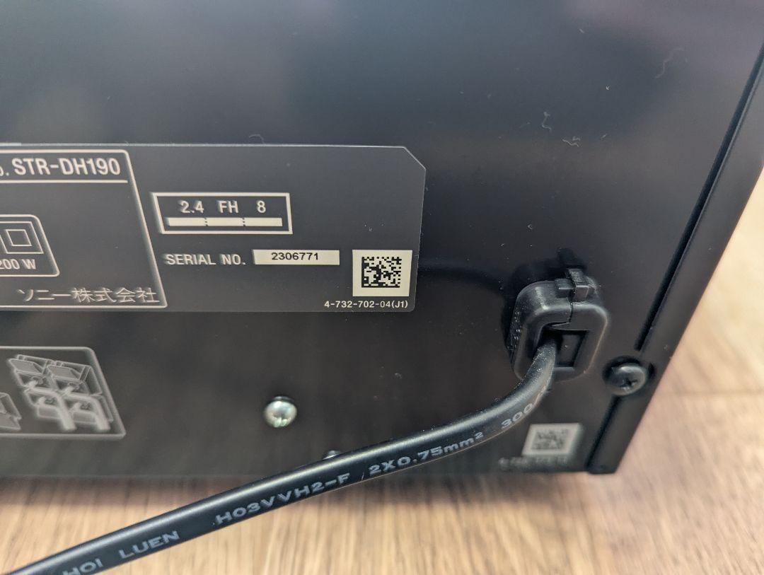SONY STR-DH190 アンプ