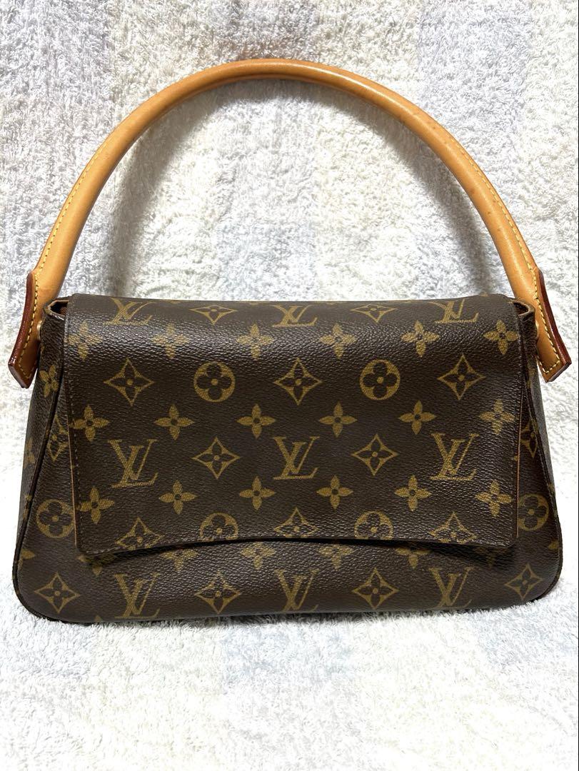 美品Louis Vuitton モノグラムミニルーピング正規品バッグ