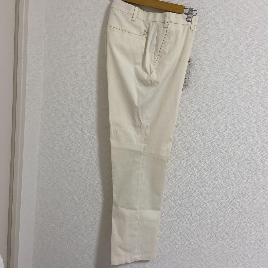 【美品】マンシングウェア　白メンズパンツ　春夏用　サイズ92