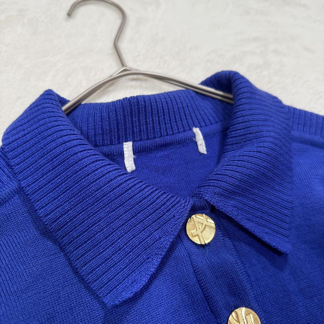 Yves saint Laurent 金ボタン ニット ウール100% YSL - メルカリ Yves saint Laurent 金ボタン ニット ウール100% YSL - メルカリ