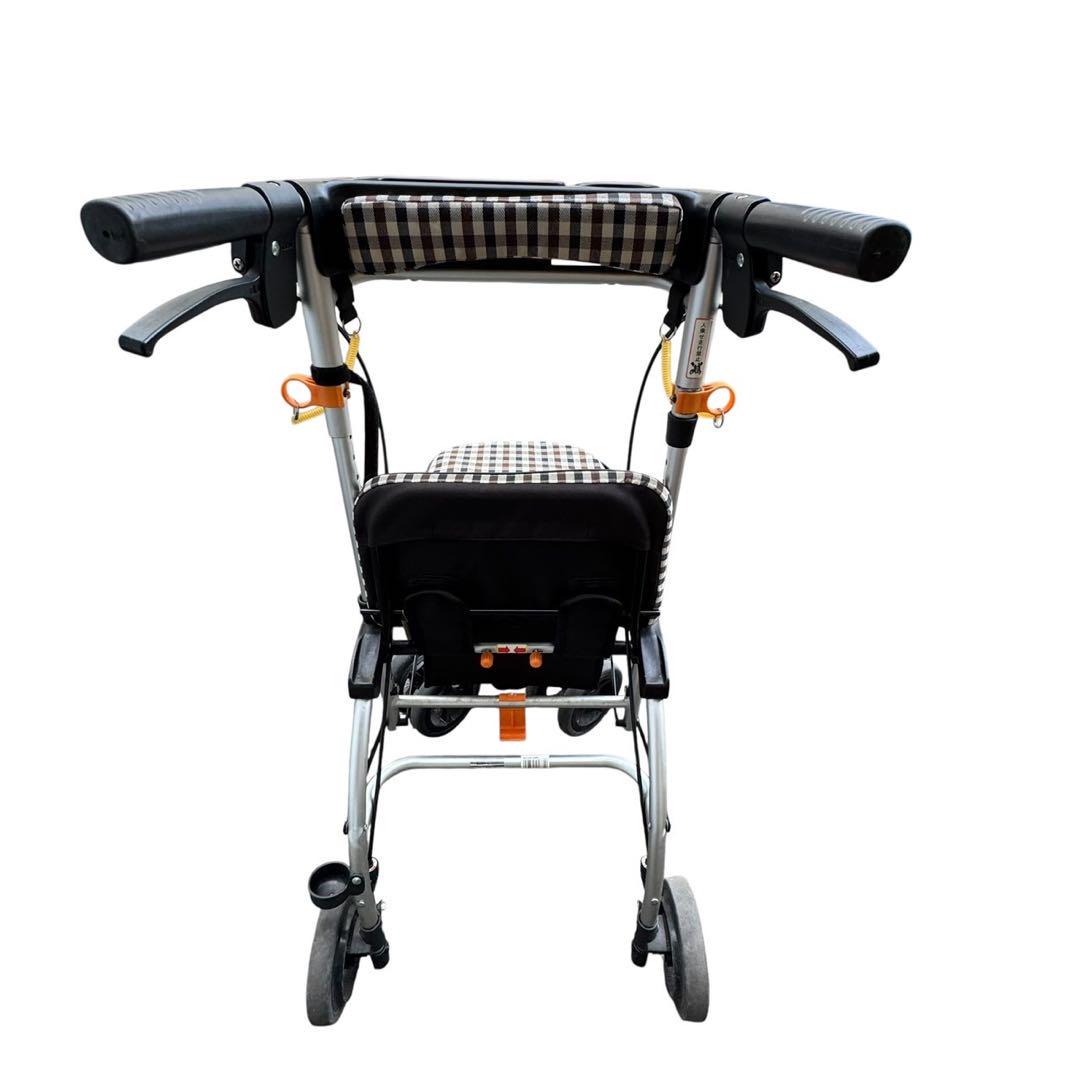 シルバーカー テイコブポルタ 幸和製作所 STU02 手押し車 チェックブラウン