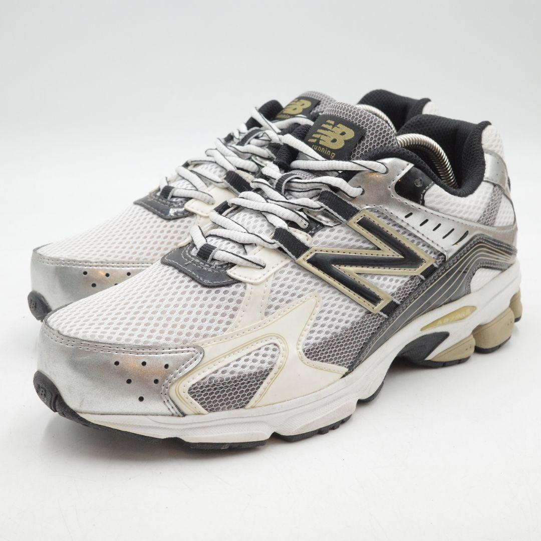 美品 new balance ニューバランス スニーカー 25cm シルバー