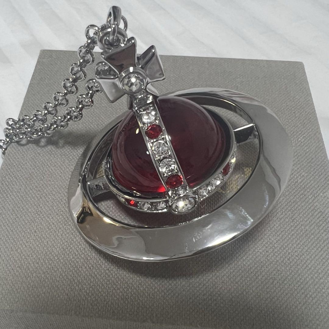 Vivienne Westwood ジャイアントオーブ　レッド×シルバー