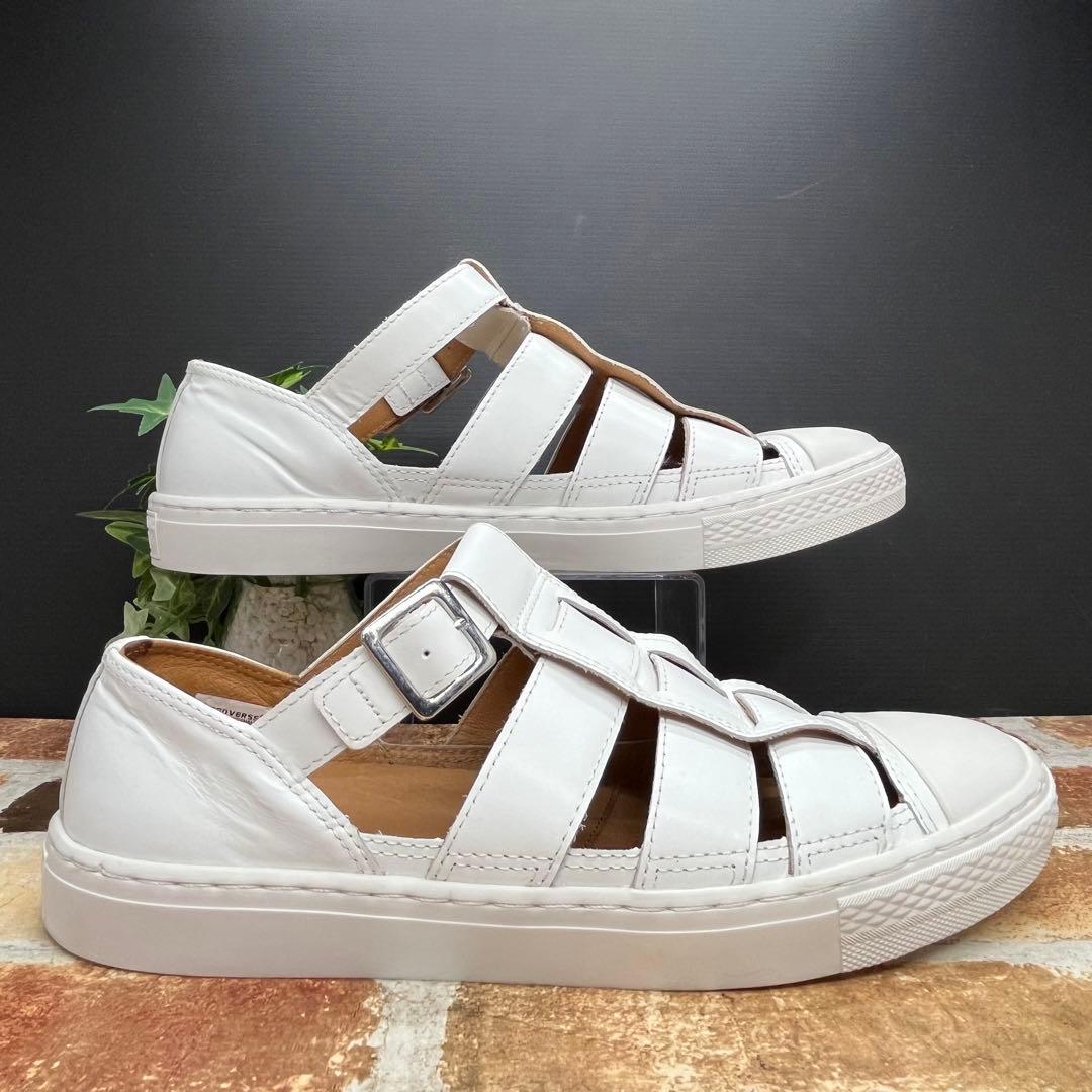 コンバース オールスター クップ グルカサンダル 26 レザー ホワイト