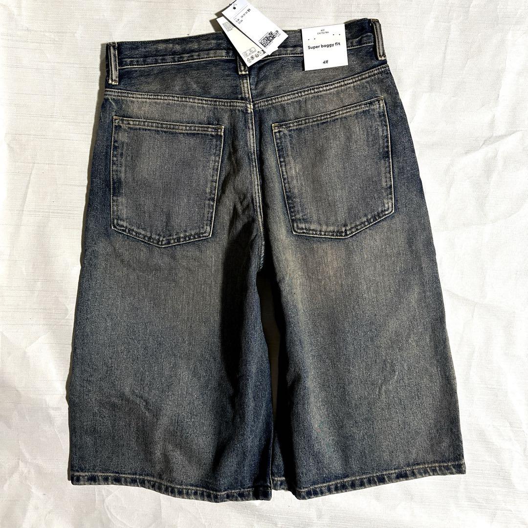 H＆M スーパーバギーデニム W28/L30 H&M SUPER BUGGY スーパーバギーデニム W28 L30 ブラック - メルカリ