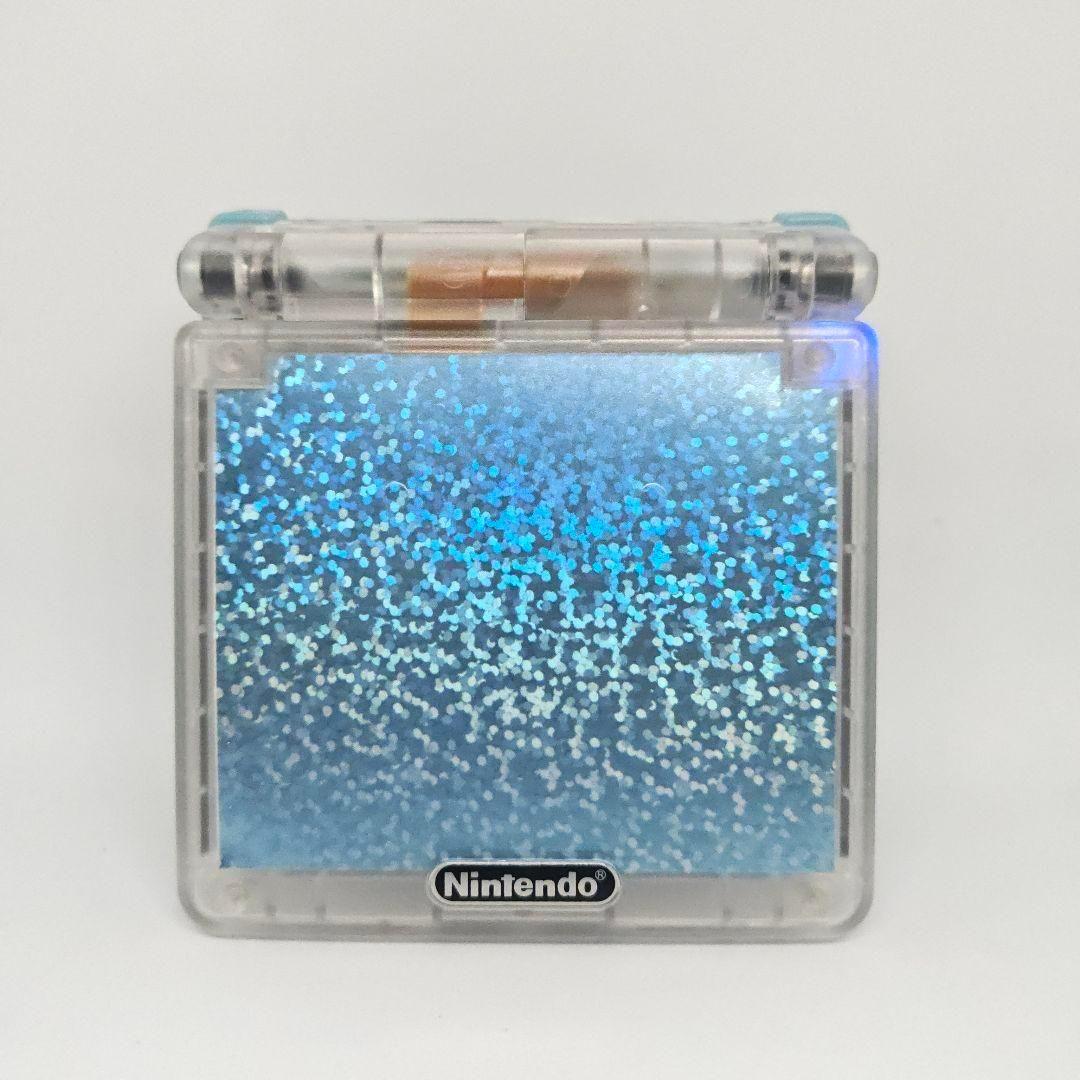 スケルトンブルー ゲームボーイアドバンスSP IPS液晶 タイプC等