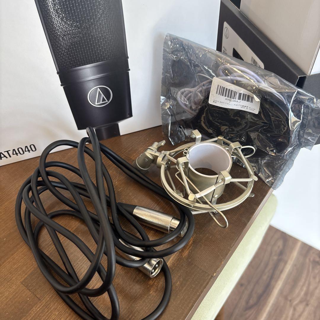 歌い手入門オススメ audio-technica AT4040コンデンサーマイク
