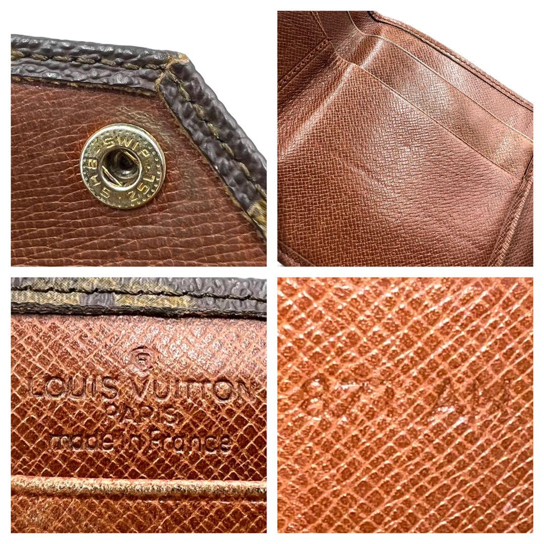 Louis Vuitton ルイヴィトン 折り財布 モノグラム 総柄 Wホック