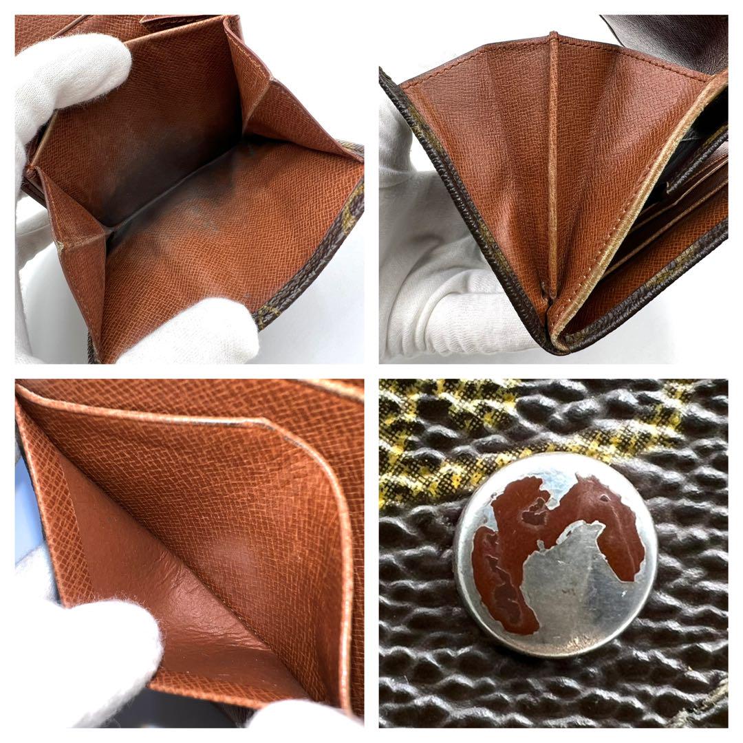 Louis Vuitton ルイヴィトン 折り財布 モノグラム 総柄 Wホック