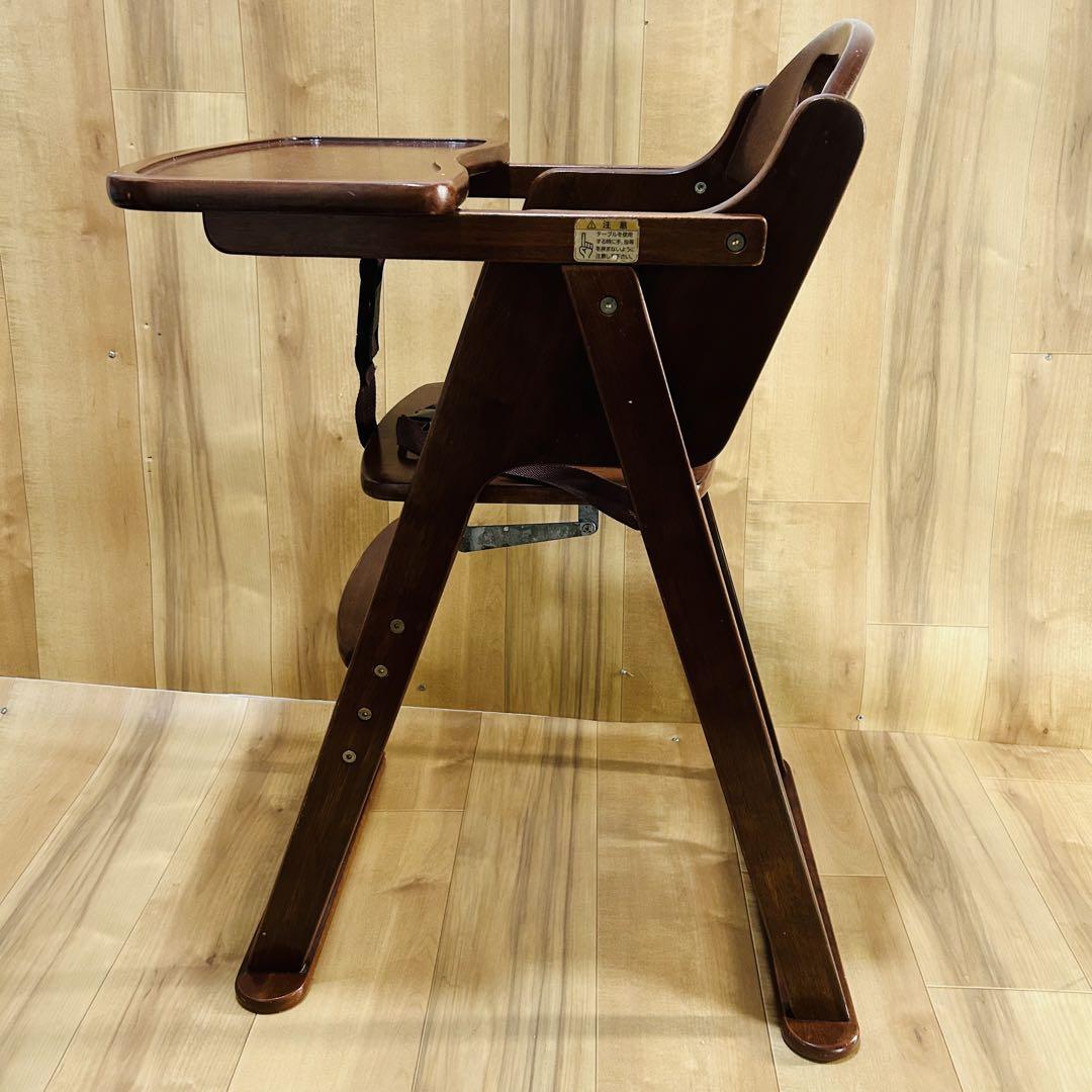KATOJI　カトージ　ベビーチェア　木製ハイチェア　折り畳み 22312