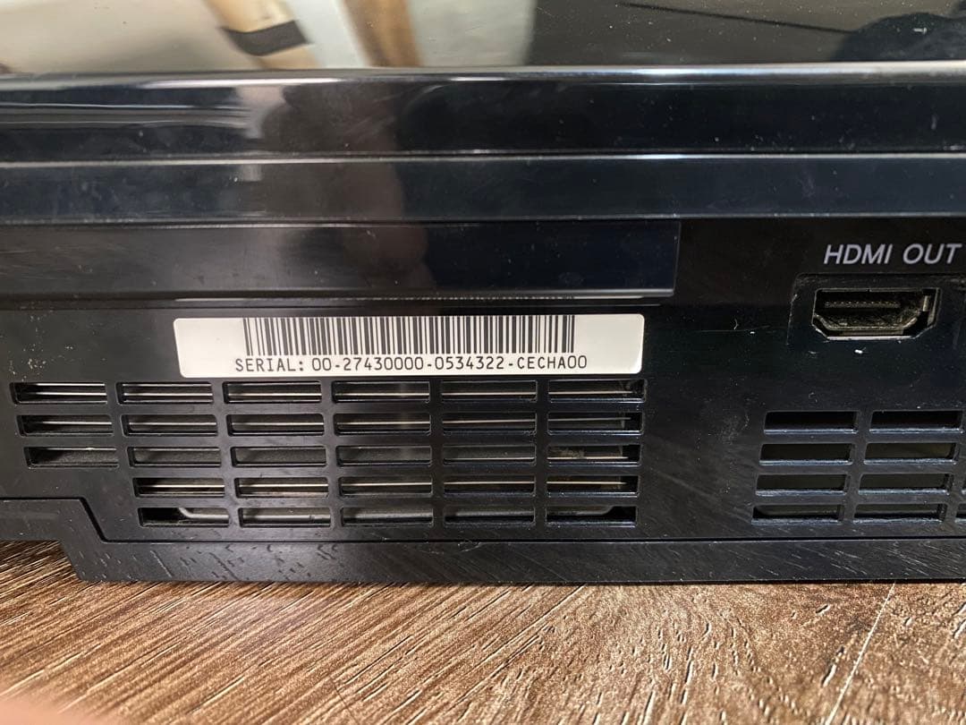 【完動品】【残り僅か】PS3 本体 初期型 CECHA00メンテナンス済