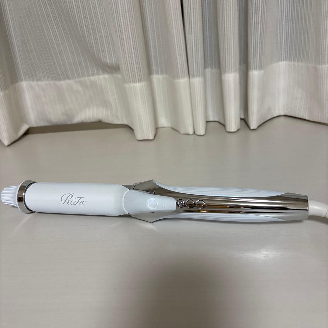 製 refa リファ ホワイト カールアイロンプロ32ミリ 保証期間内ReFa