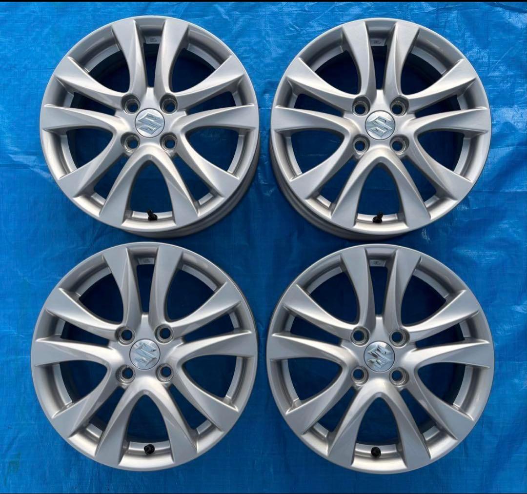超美品 ENKEI製 スズキ ソリオ 純正15インチ 4本 エアバルブ新品交換済