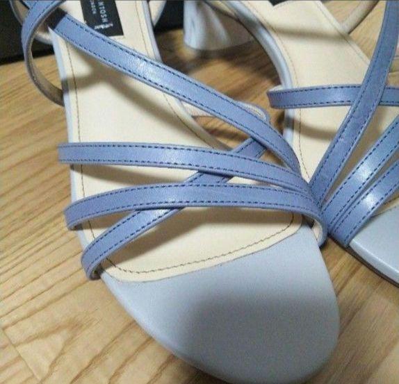アシンメトリーストラップサンダル L