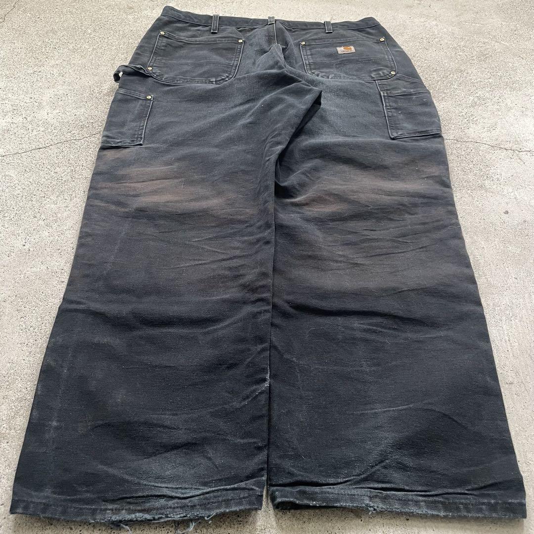 USA製 carhartt ダック ダブルニー バギーパンツ ワイド 鬼