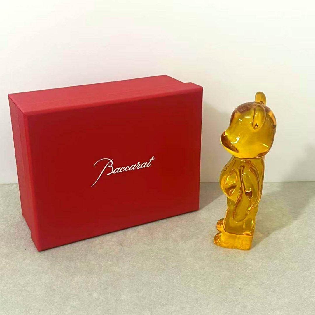 【美品】バカラ・ベアブリック・【黄色】 【美品】バカラ・ベアブリック・【黄色】