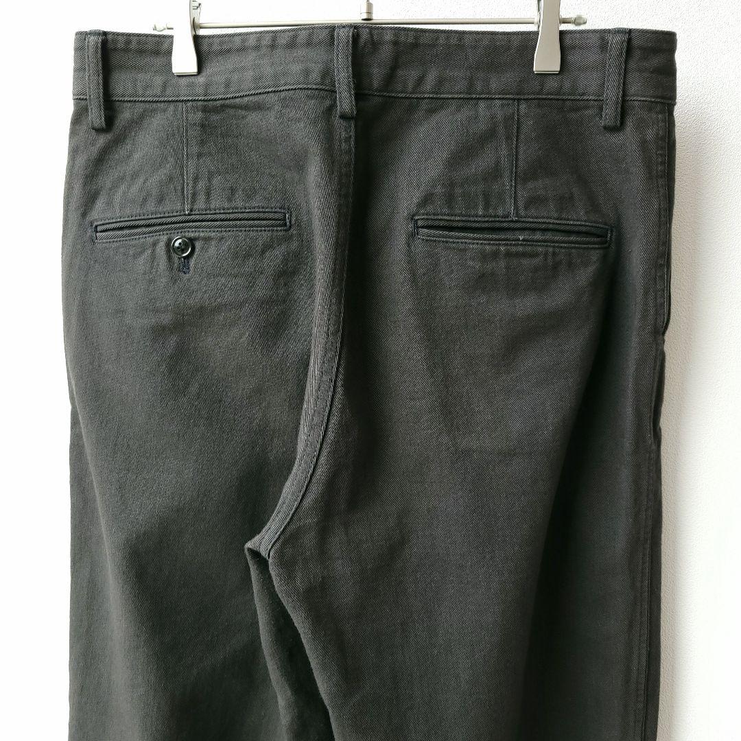 日本に ◇コンフェクト◇ 硫化染めワイドテーパードパンツ パンツ チャコールグレー サイズ4 パンツ