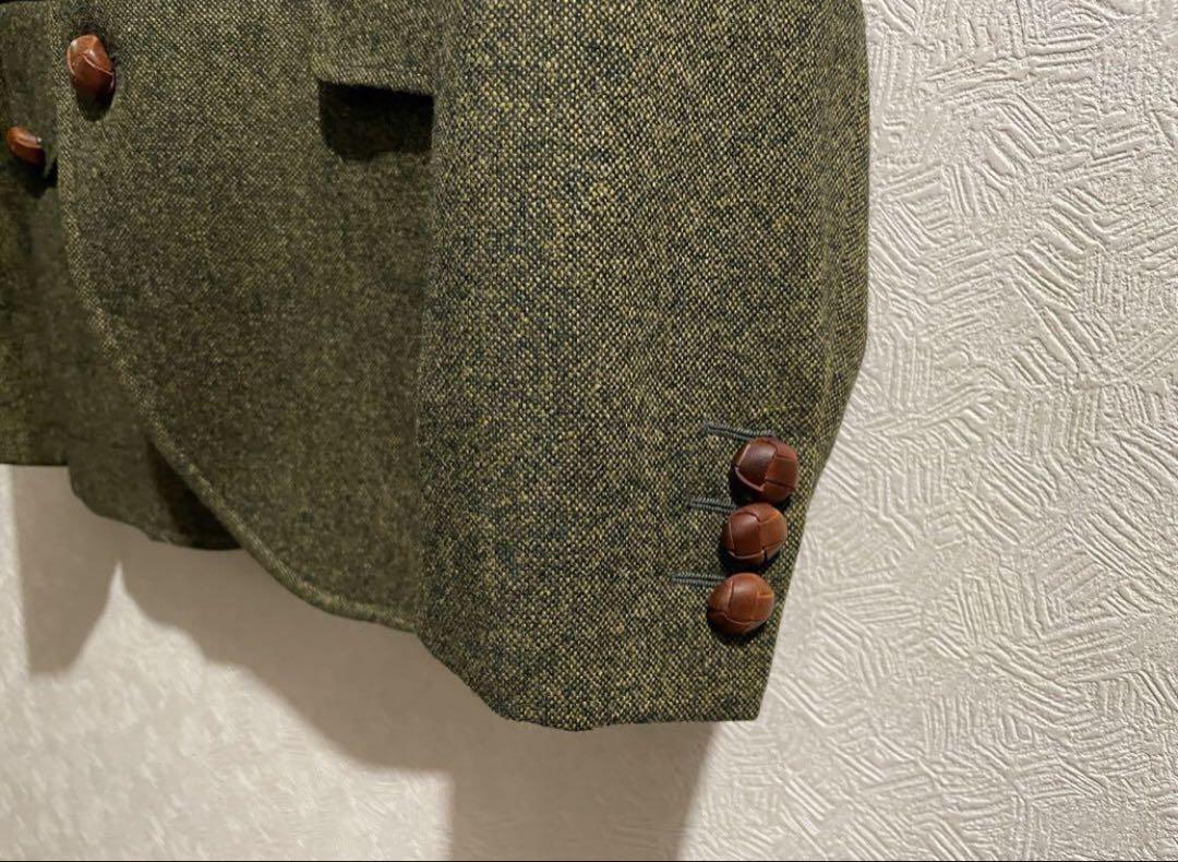イタリア製 BURBERRY ツイード ハンティング ジャケット / バーバリー