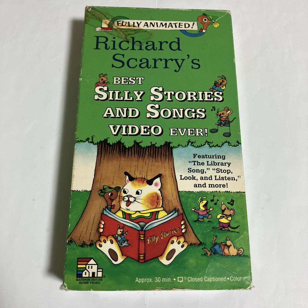 Richard Scarry's CHASPY 子ども向け英語 VHS2本セット - メルカリ