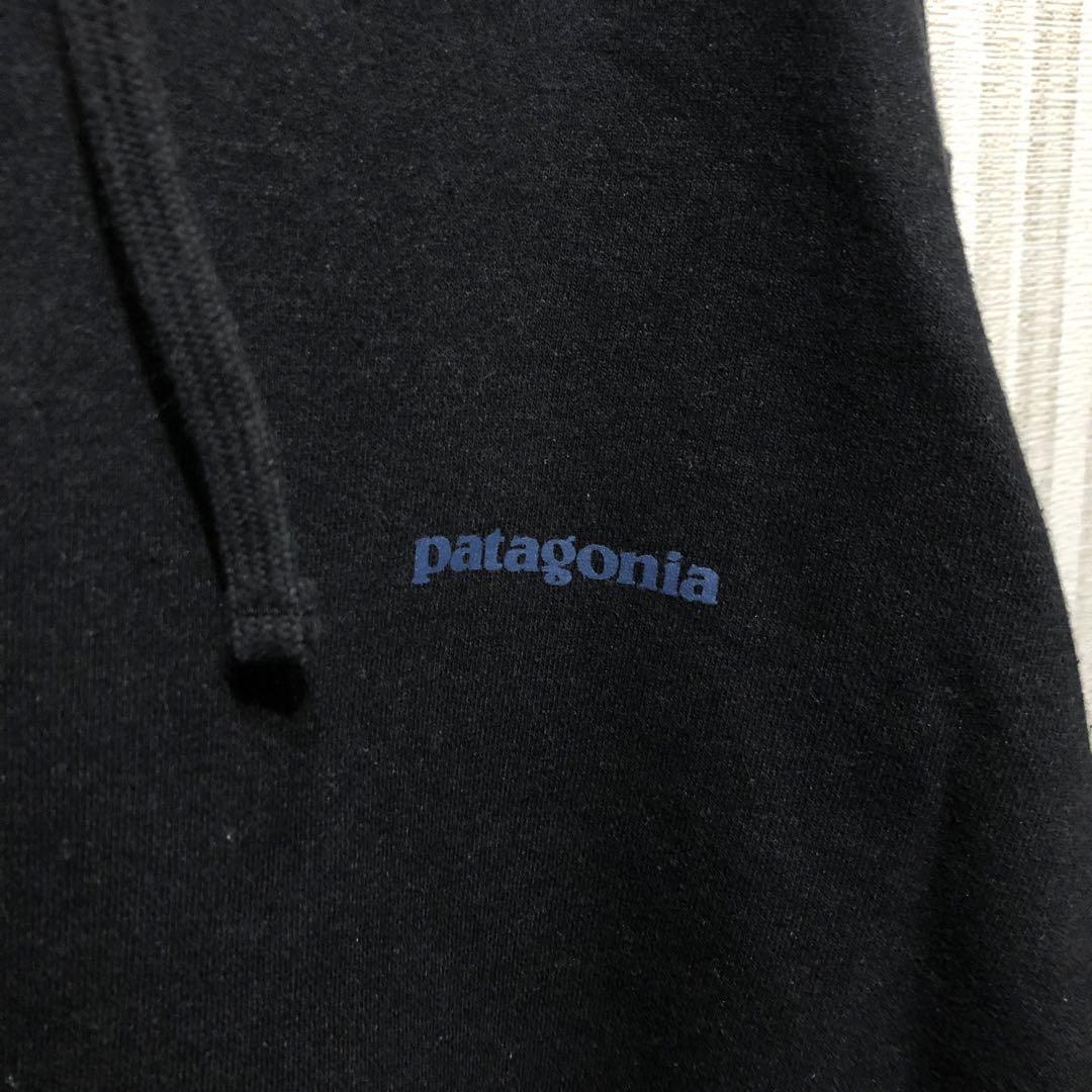 極肉厚 patagonia パタゴニア スウェットパーカー 黒
