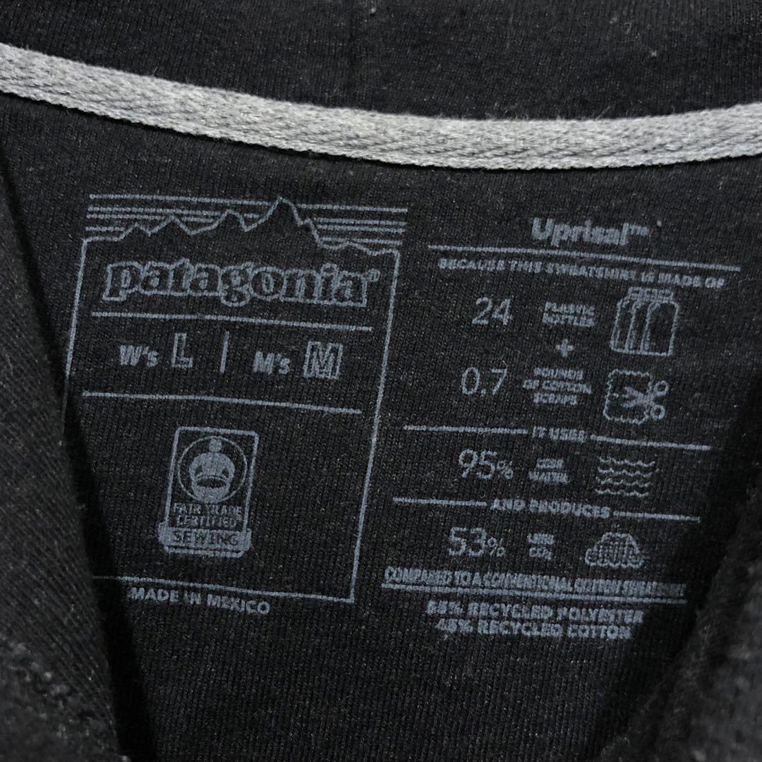 極肉厚 patagonia パタゴニア スウェットパーカー 黒