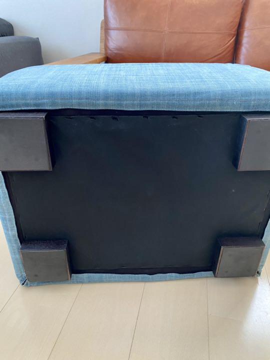 人気SALE新品 美品 FRANKLIN オットマン ブルーデニム sTERB-m27219260114 豊富な人気