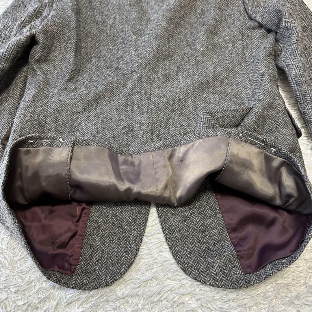 【未使用】Aquascutum テーラードジャケット ヘリンボーン S