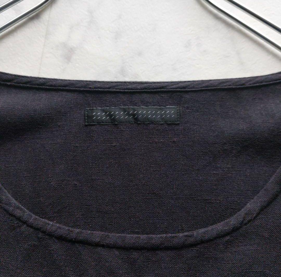 ビシュール BISHOOL レーヨンリネン プルオーバーカットソー F