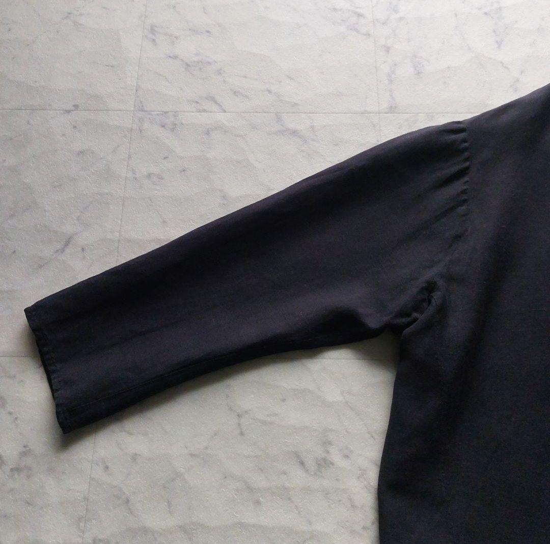 ビシュール BISHOOL レーヨンリネン プルオーバーカットソー F