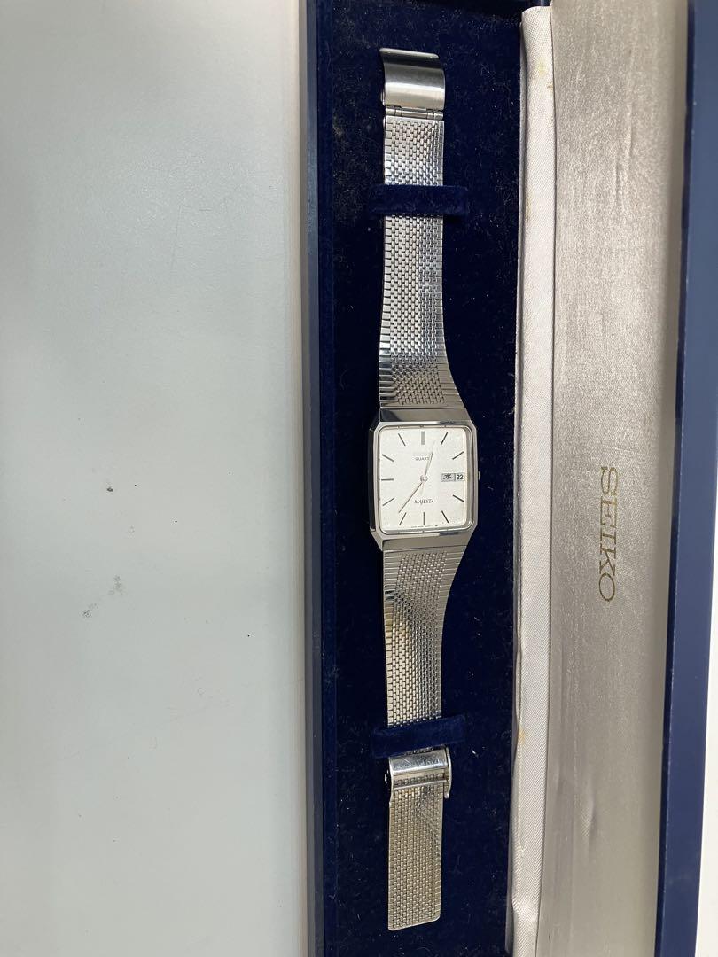 【新品電池】 SEIKO MAJESTA メンズ 腕時計 オクタゴン 動作確認済