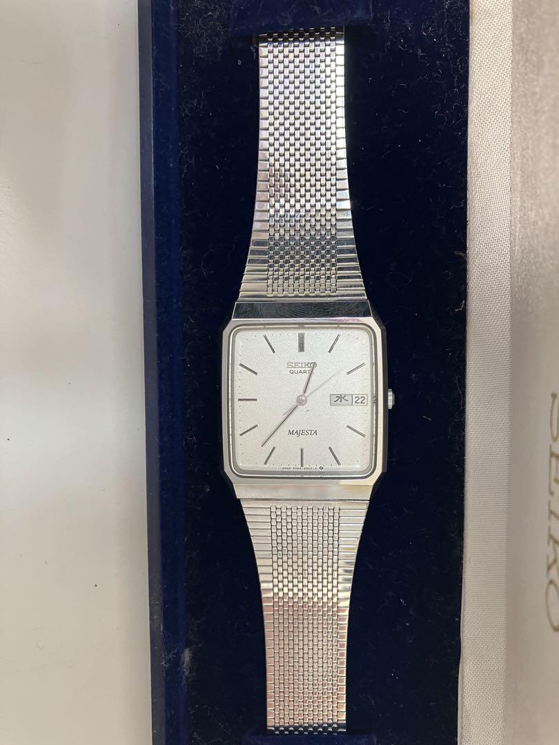 【新品電池】 SEIKO MAJESTA メンズ 腕時計 オクタゴン 動作確認済