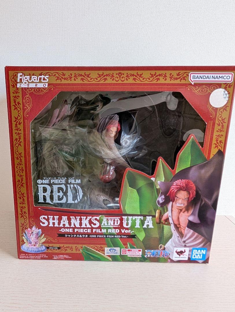 ワンピース ONE PIECE FILM RED シャンクス ウタ フィギュア ONE PIECE FILM RED」シャンクス＆ウタが背中合わせのフィギュア