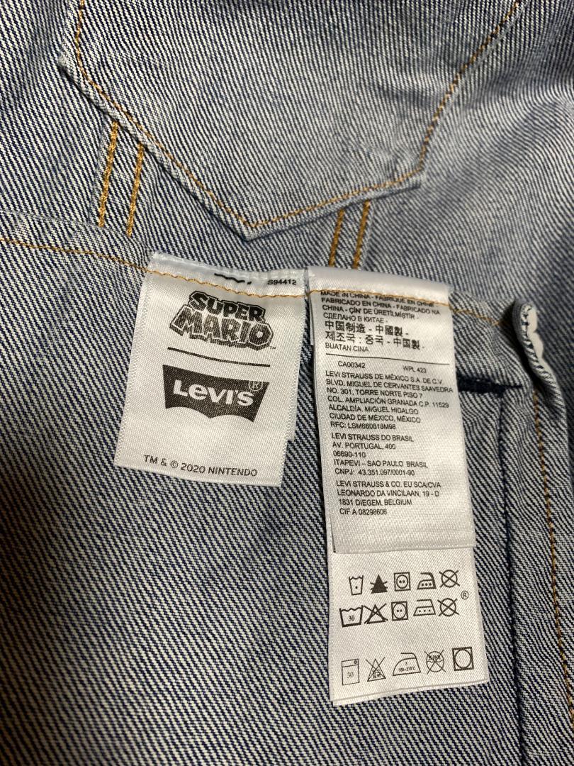 Levi's リーバイス スーパーマリオコラボ デニムジャケット サイズS タグ